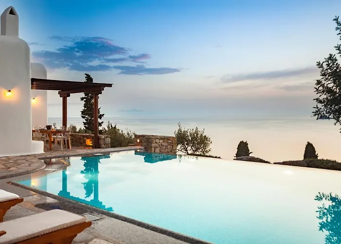 Excellent Mykonos Beta 5 Bedrooms Stunning Sea Views Villa *