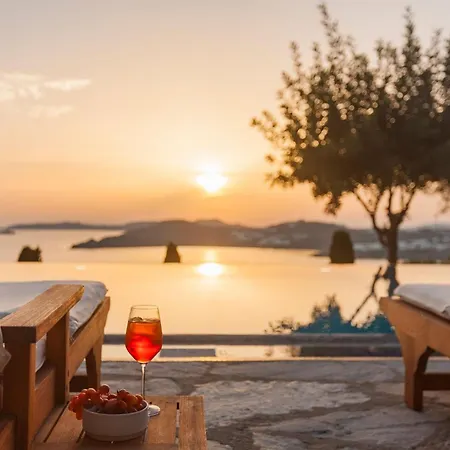 Villa Excellent Mykonos Aphrodite 5 Bedrooms Stunning Sea Views Psarrou Mykonos Town