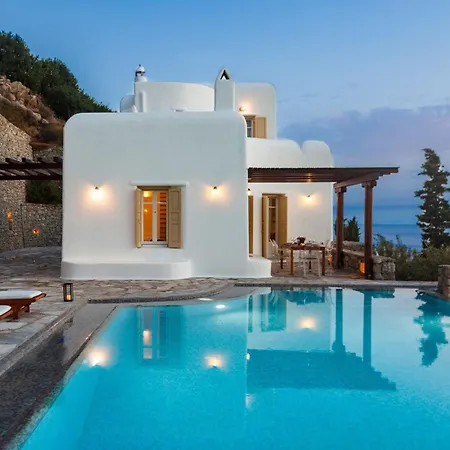 Excellent Mykonos Aphrodite 5 Bedrooms Stunning Sea Views Psarrou *