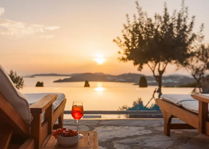 Βίλα Excellent Mykonos Beta 5 Bedrooms Stunning Sea Views Ψαρού